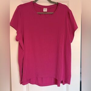 NWT Athleta With Ease Tee, Iceplant Pink, Large